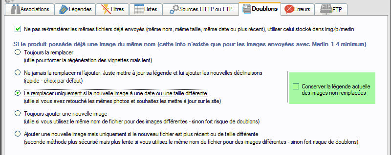 Protection des légendes